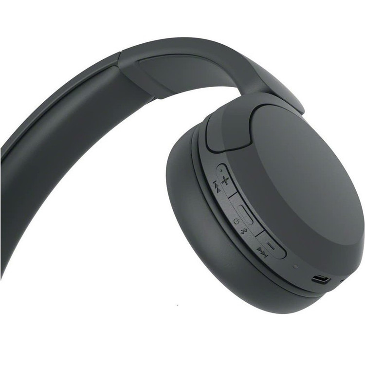 هدفون بلوتوثی سونی مدل WH-CH520 درگاه شارژ USB Type-C، دارای طراحی چرخشی برای حمل و نگهداری آسان