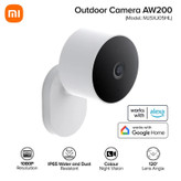 دوربین مداربسته تحت شبکه فضای باز شیائومی مدل AW200 با کیفیت تصویر FHD، استاندارد IP65، دید در شب رنگی با الایدی 940 نانومتری، اتصال بیسیم و کنترل از طریق اپلیکیشن و دستیار صوتی