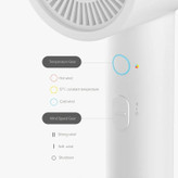 سشوار خانگی 1600 وات میجیا مدل Ionic Hair Dryer H300، موتور AC، وزن 350 گرم، دارای سری متمرکزکننده باریک با ویژگی صافکنندگی