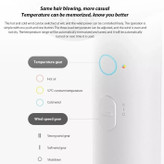سشوار خانگی 1600 وات میجیا مدل Ionic Hair Dryer H300، موتور AC، وزن 350 گرم، دارای سری متمرکزکننده باریک با ویژگی صافکنندگی