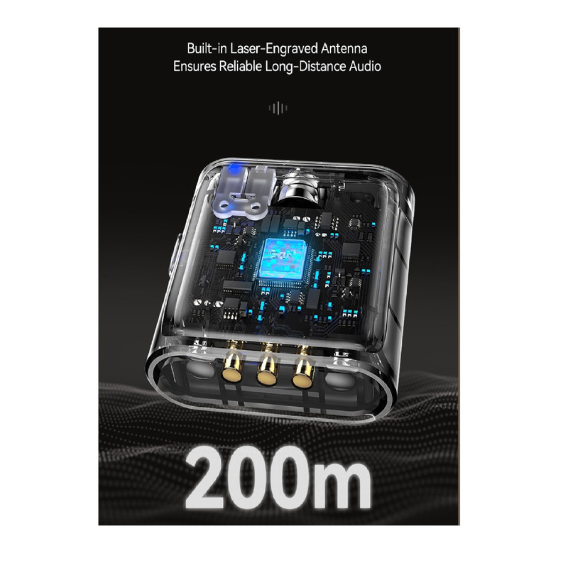 ست میکروفن بی سیم تلسین مدل P5-MCP-01 با درگاه اتصال Type-C