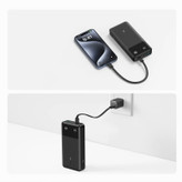 پاوربانک 30 وات انکر مدل A1384 ظرفیت 20000 میلی آمپر ساعت به همراه کابل USB-C