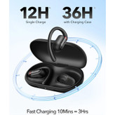 هدفون بلوتوثی انکر مدل Soundcore V30i بدون قابلیت نویز کنسلینگ، درگاه شارژ USB Type-C، دارای 4 میکروفون با فناوری هوش مصنوعی، مقاوم در برابر آب و تعریق با تکنولوژی SweatGuard