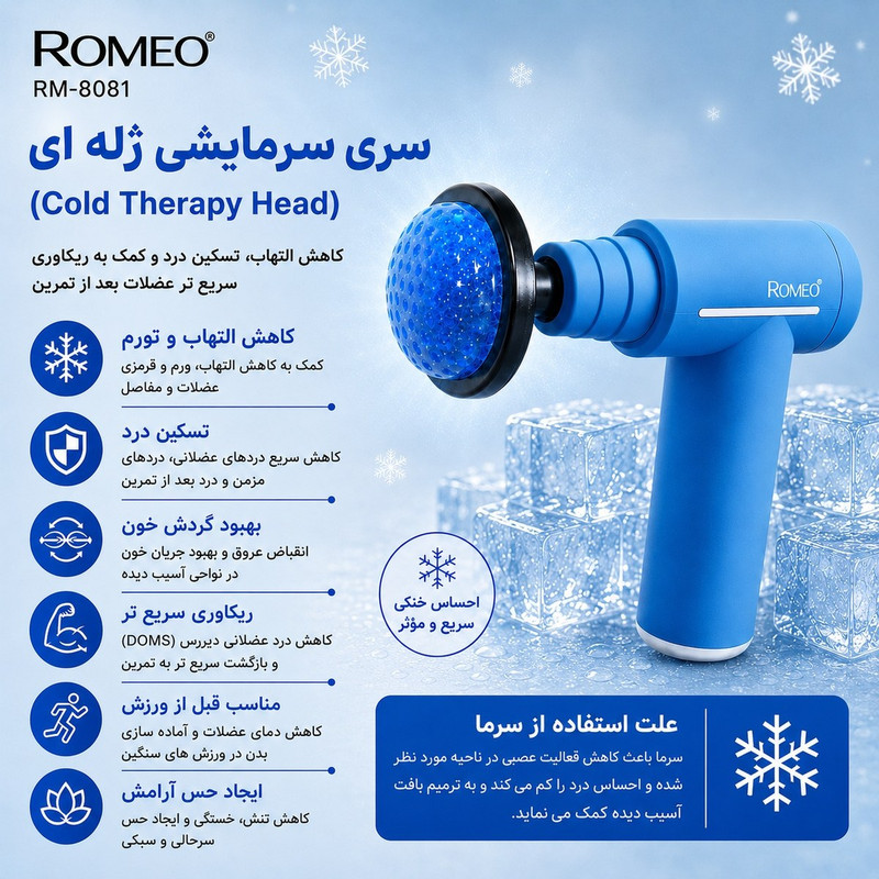 ماساژور برقی رومئو مدل RM-8081