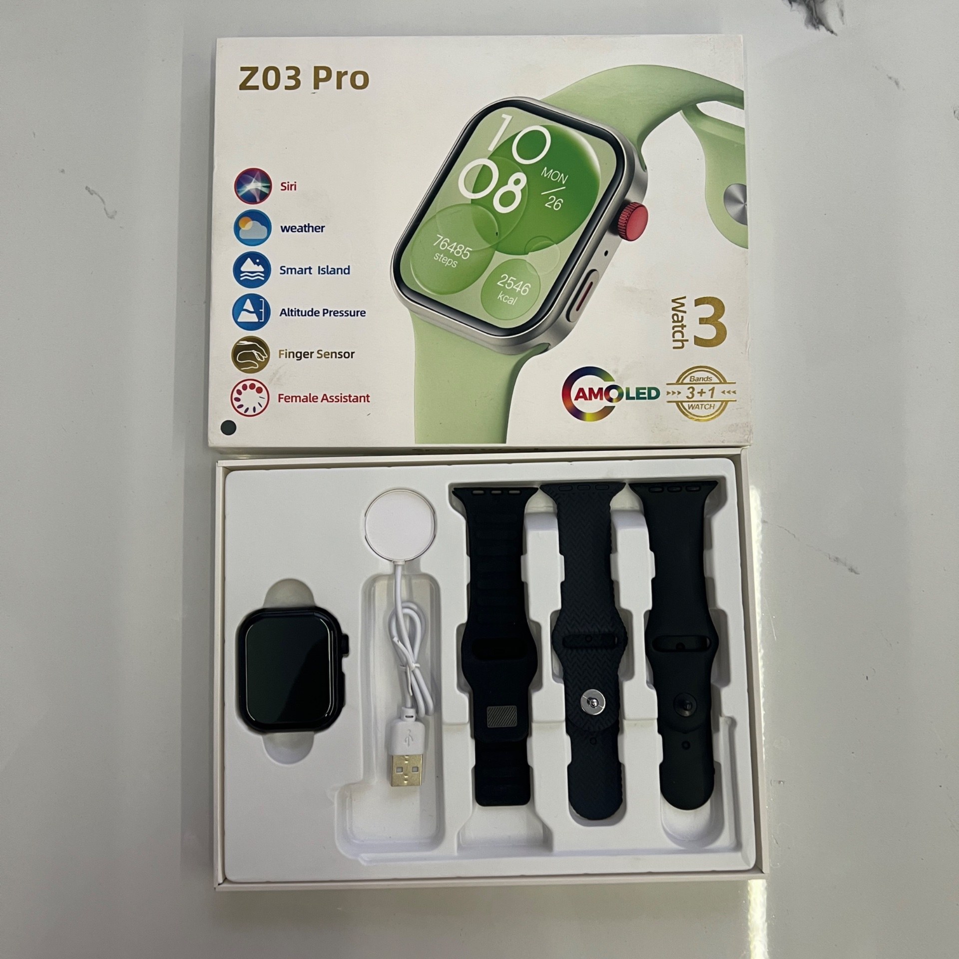 ساعت هوشمند با بند اضافه Z03 PRO