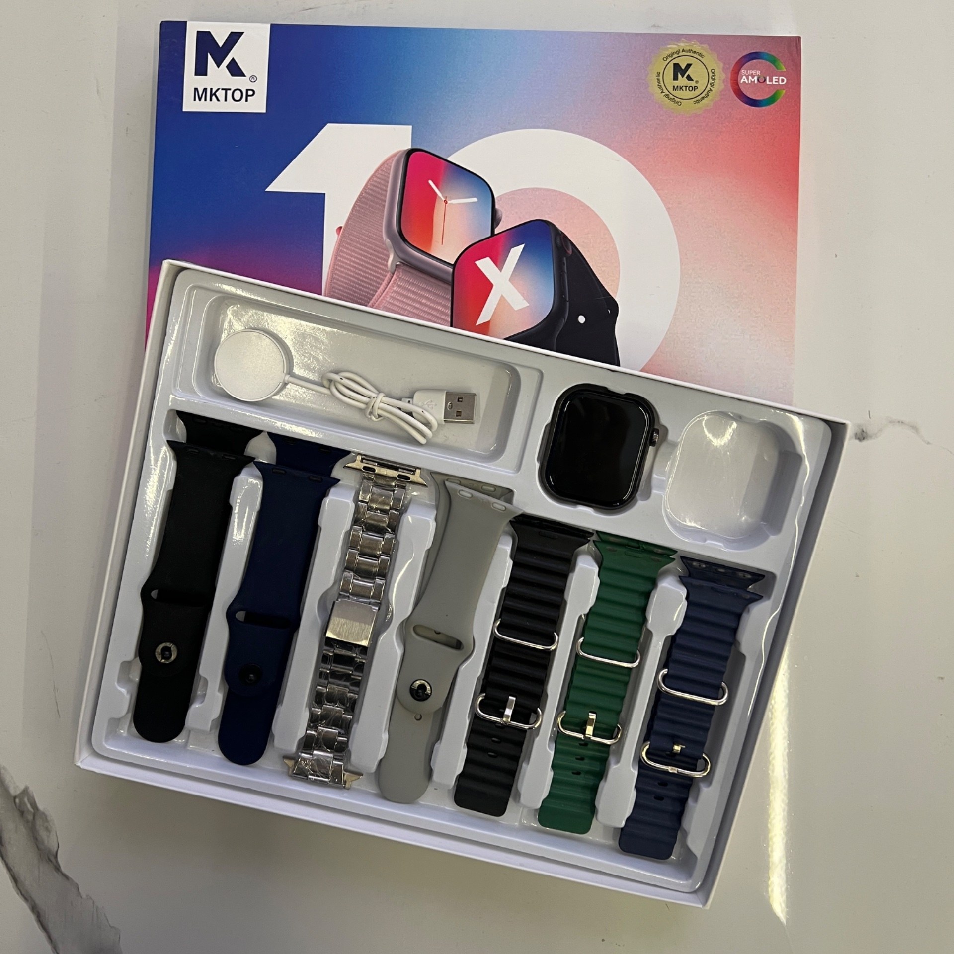 ساعت هوشمند MK-X30 با 7 بند اضافه