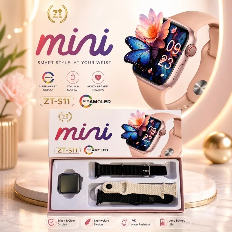 ساعت هوشمندZT S11 MINI (3+1) با3 بند اضافه
