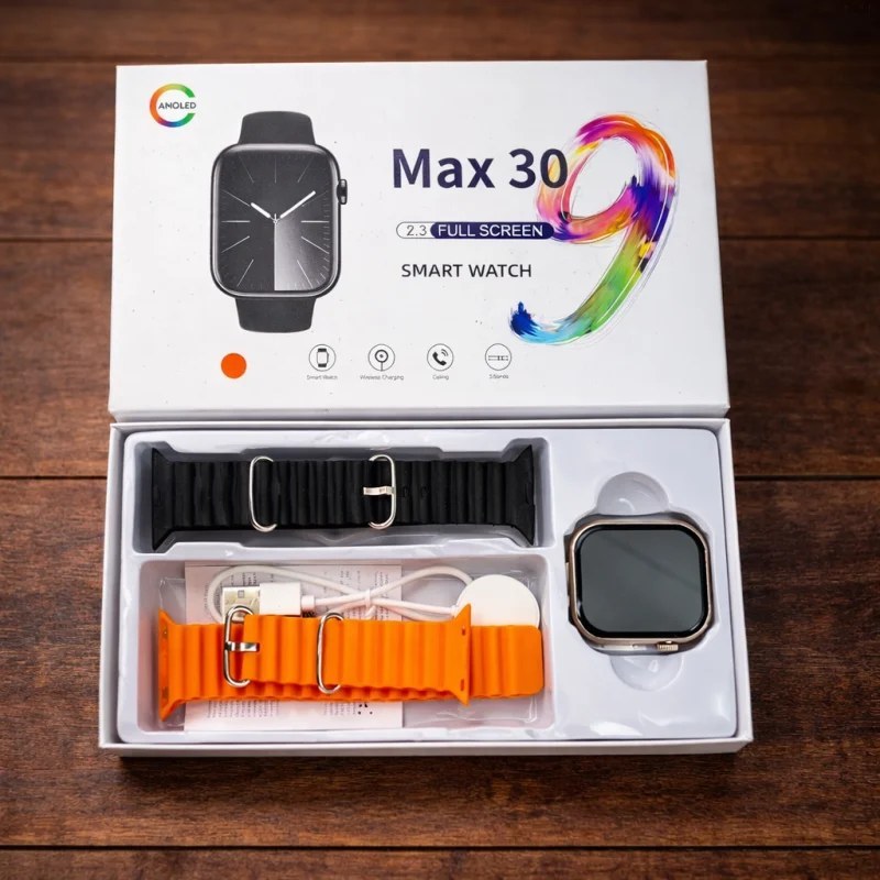 ساعت هوشمند MAX 30 با 2 بند اضافه 2