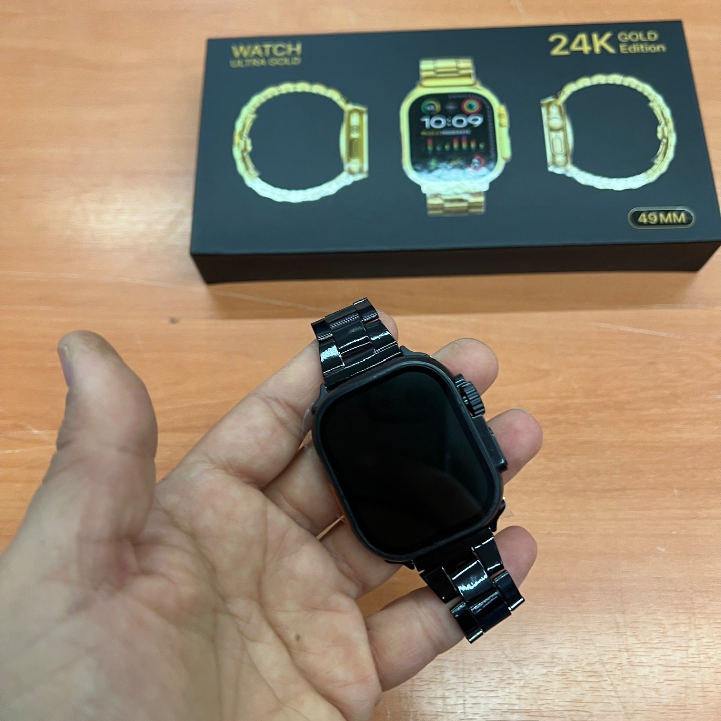 ساعت هوشمند 24K GOLD با 2 بند اضافه