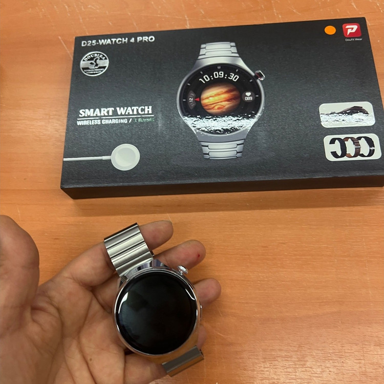 ساعت هوشمند D25 watch 4 pro با 3 بند اضافه
