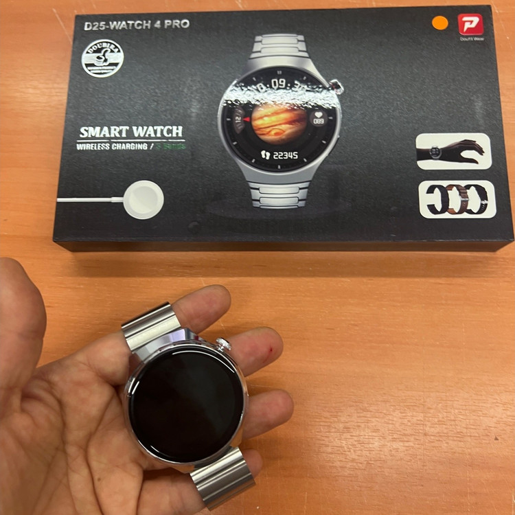 ساعت هوشمند D25 watch 4 pro با 3 بند اضافه