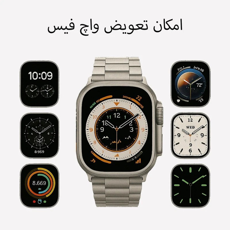 ساعت هوشمند ZT max40 با 3 بند اضافه بند فلزی