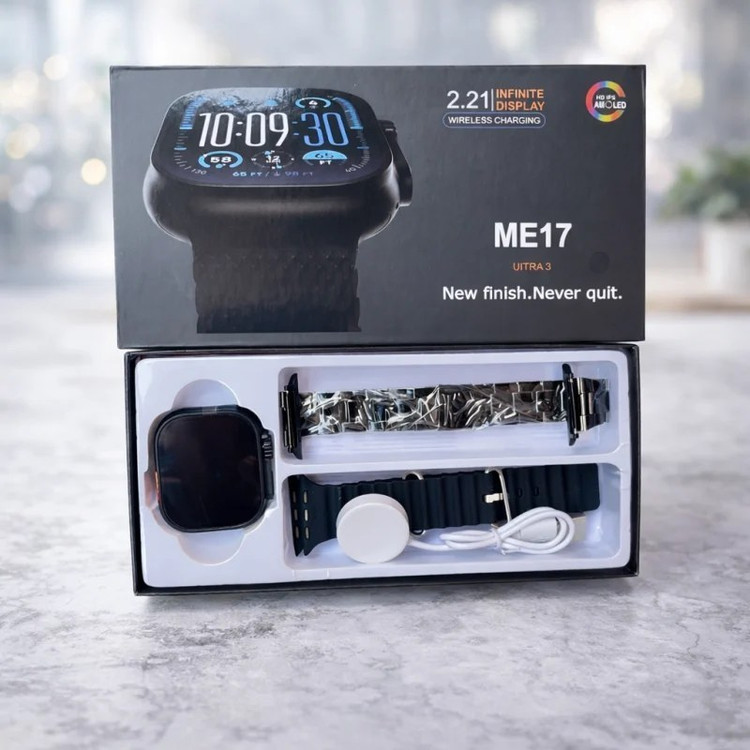 ساعت هوشمند ME17 با بند فلزی