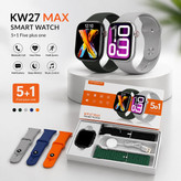 ساعت هوشمند KW27 MAX با 5 بند هدیه