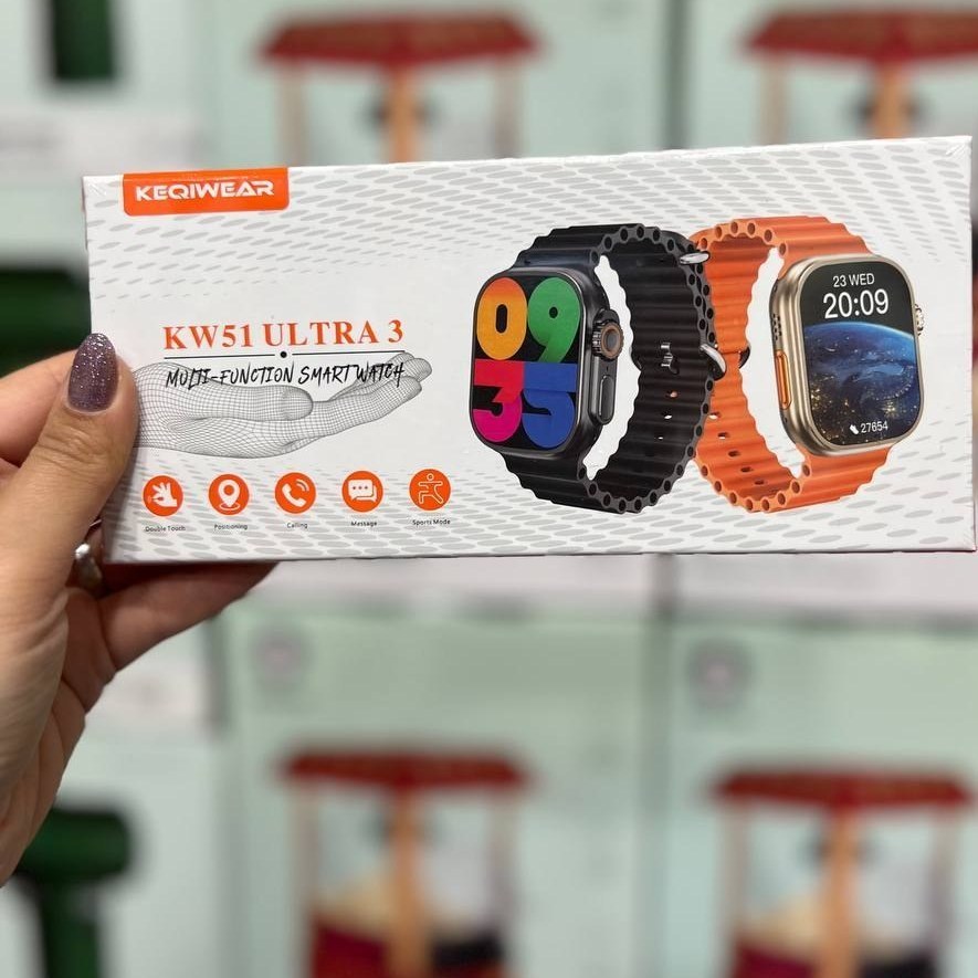 ساعت هوشمند KW51 ULTRA3 یک بند هزاران امکان