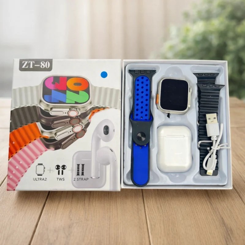 ساعت هوشمند ZT 80 با 2 بند اضافه