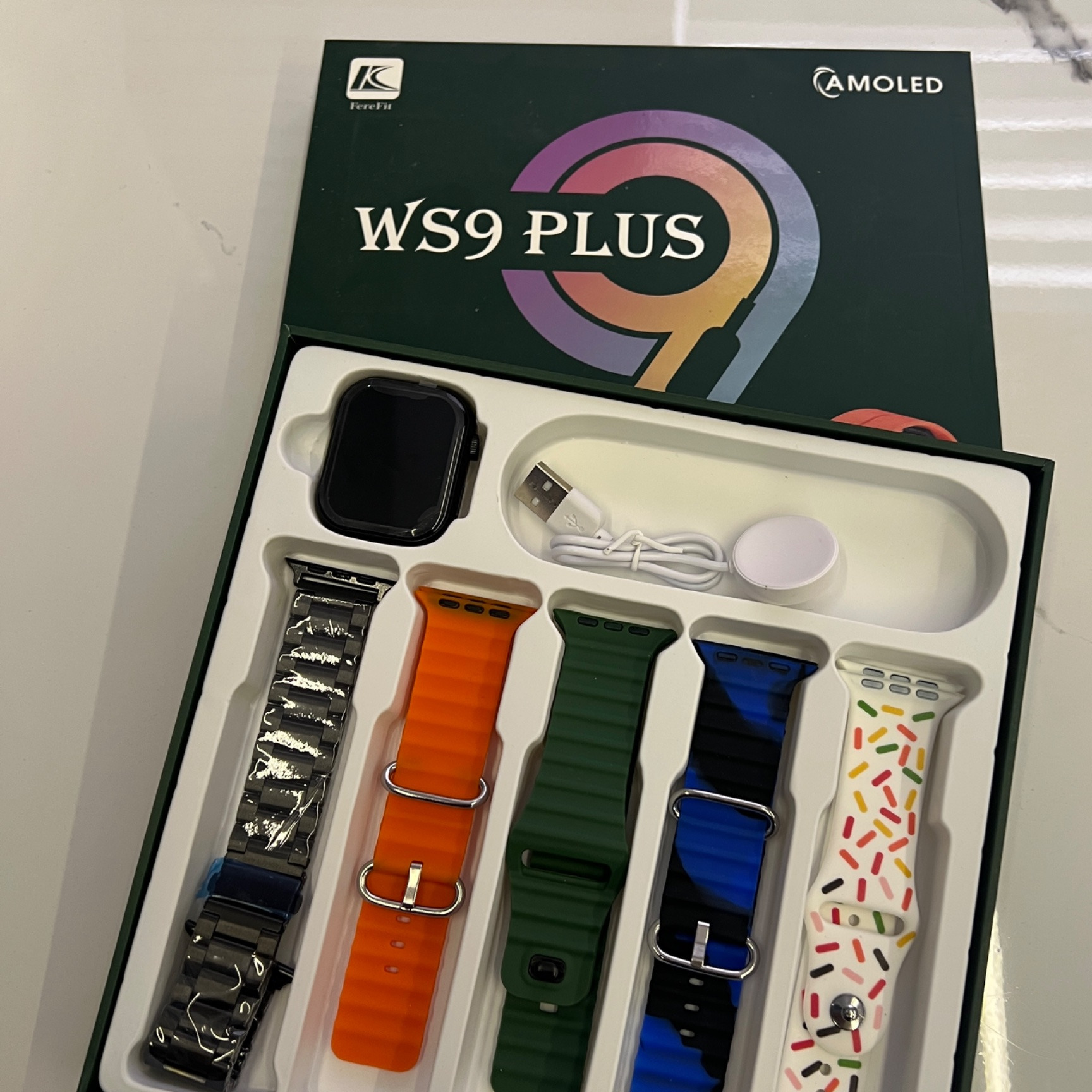 ساعت هوشمند با بند فلزی WS9 PLUS