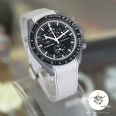 ساعت مردانه زنانه امگا سواچ عطارد Mercury طوسی بند رابر قفل امگایی سه موتوره کرنو باگارانتی omega swatch ساعت مچی