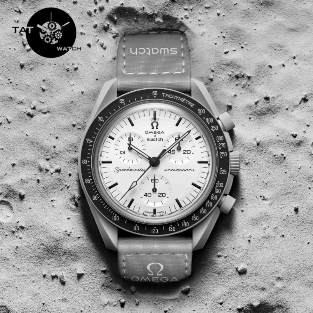 ساعت مردانه زنانه امگا سواچ 1965 ناسا فضانورد 3موتور فعال کرنو گارانتی جعبه ارسال رایگان omega swatch ساعت مچی