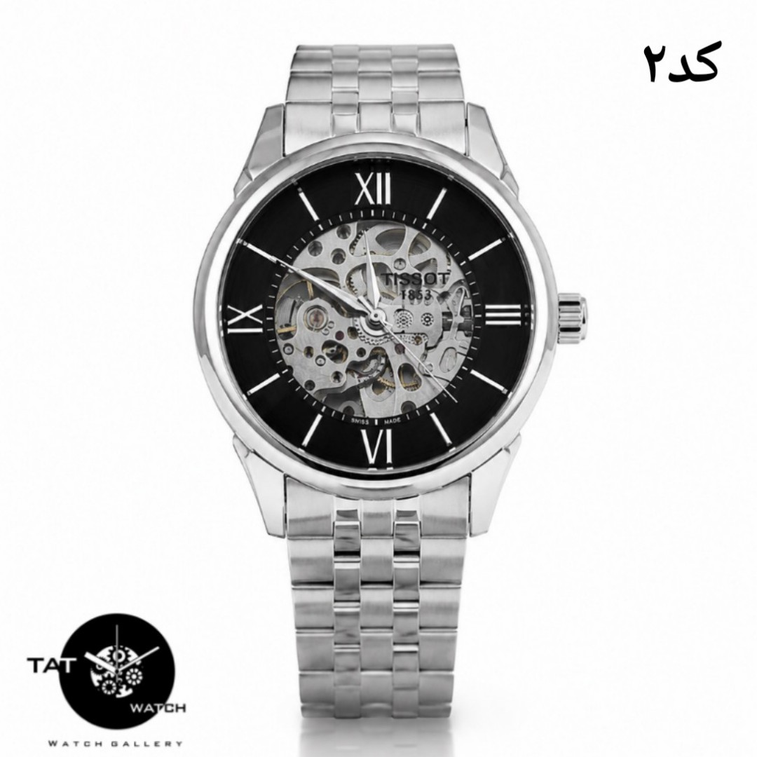 ساعت مردانه تیسوت اتوماتیک بدون باتری با گارانتی جعبه ارسال رایگان ساعت مچی Tissot