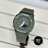 ساعت مچی مردانه جی شاک Ga2100 سبز پرطرفدار موتور ژاپن با 12 ماه گارانتی G-Shock کاسیو Casio