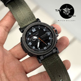 ساعت مردانه کاسیو پروترک PRG601 باجعبه موتور ژاپن قطبنما دماسنج فول آپشن رنگبندی Casio ساعت مچی Protrek
