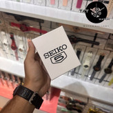 ساعت مردانه سیکو5 موتور آرامگرد بدون صدا دو تقویمه باگارانتی و جعبه ساعت مچی SEIKO