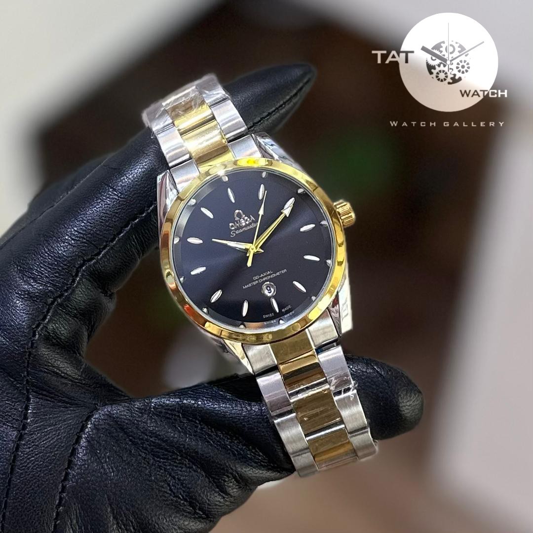 ساعت مردانه امگا سیمستر رنگ ثابت با گارانتی یکساله omega ساعت مچی