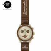 ساعت مردانه زنانه امگا سواچ زحل Saturn سه موتوره کرنو باگارانتی جعبه ارسال omega swatch ساعت مچی
