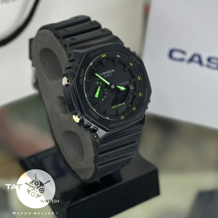 ساعت مردانه زنانه جی شاک Ga2100 موتور ژاپن یکسال گارانتی جعبه ارسال رایگان G-Shock کاسیو ساعت مچی