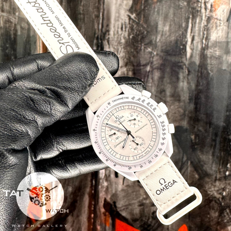 ساعت مردانه زنانه امگا سواچ رنگبندی کامل سه موتور فعال با یکسال گارانتی و جعبه و ارسال رایگان omega swatch ساعت مچی