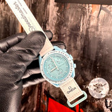 ساعت مردانه زنانه امگا سواچ رنگبندی کامل سه موتور فعال با یکسال گارانتی و جعبه و ارسال رایگان omega swatch ساعت مچی