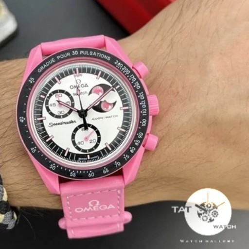 ساعت مردانه زنانه امگا سواچ رنگبندی کامل سه موتور فعال با یکسال گارانتی و جعبه و ارسال رایگان omega swatch ساعت مچی