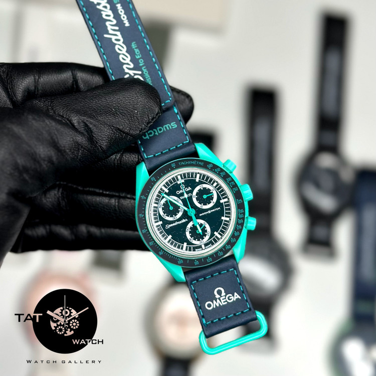 ساعت مردانه زنانه امگا سواچ رنگبندی کامل سه موتور فعال با یکسال گارانتی و جعبه و ارسال رایگان omega swatch ساعت مچی