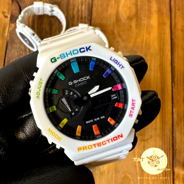 ساعت مردانه زنانه جی شاک Ga2100 یکسال گارانتی جعبه ارسال رایگان رنگبندی ساعت مچی G-Shock