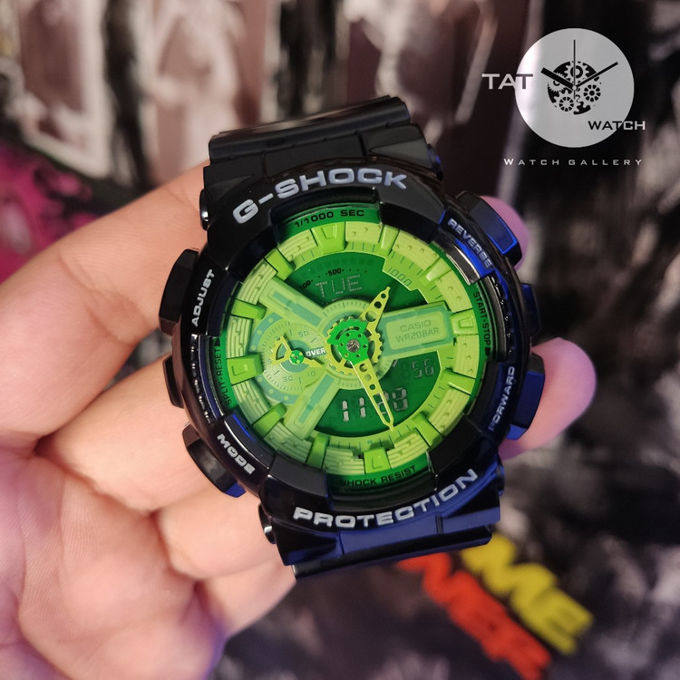 ساعت مردانه جی شاک G-Shock Ga110 موتور ژاپن با گارانتی یکساله و جعبه اصلی کاسیو ساعت مچی Casio