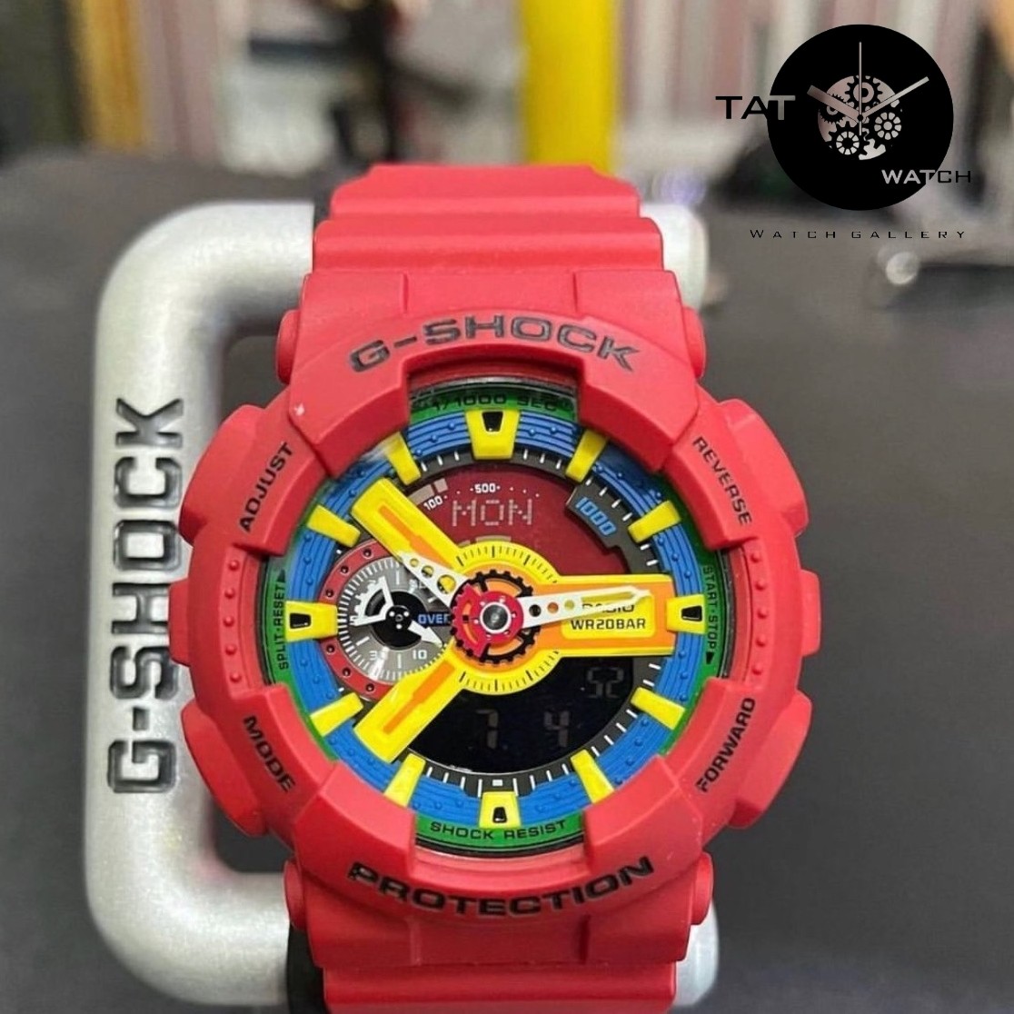 ساعت مچی جی شاک Ga110 یک سال گارانتی جعبه ارسال رایگان رنگبندی G-Shock