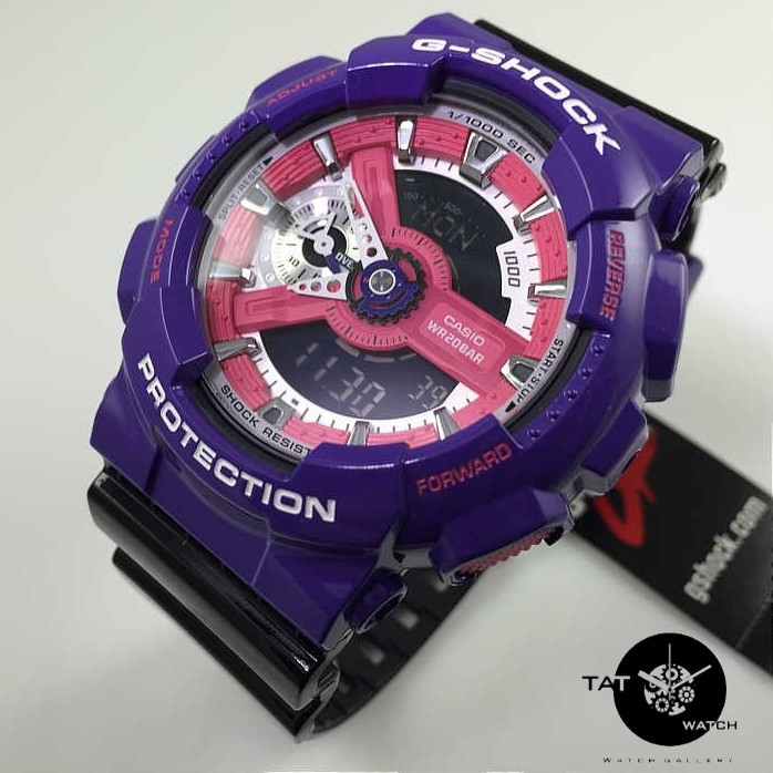 ساعت مچی جی شاک Ga110 جعبه گارانتی یک ساله ارسال رایگان در رنگبندی G-Shock