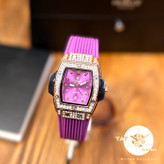 ساعت مچی زنانه هابلوت بند رابر باگارانتی جعبه ارسال رایگان در رنگبندی Hublot