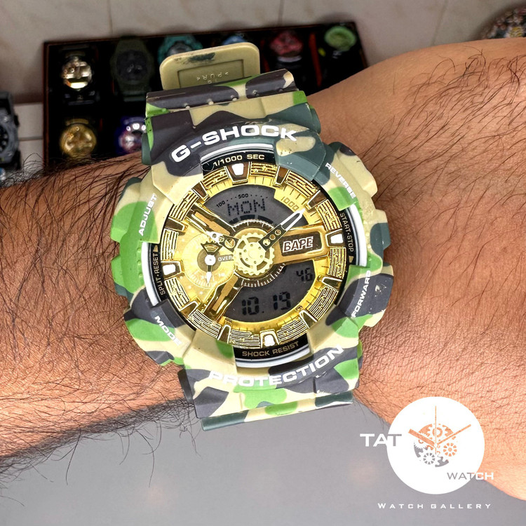 ساعت مردانه جی شاک GA110 کیفیت مستر یک سال گارانتی با جعبه در 50 رنگبندی G-Shock ساعت مچی