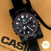 ساعت مردانه کاسیو ادیفایس casio یک سال گارانتی پک اصلی جیشاک ارسال رایگان دارای ساعت جهانی کرنومتر ضدآب