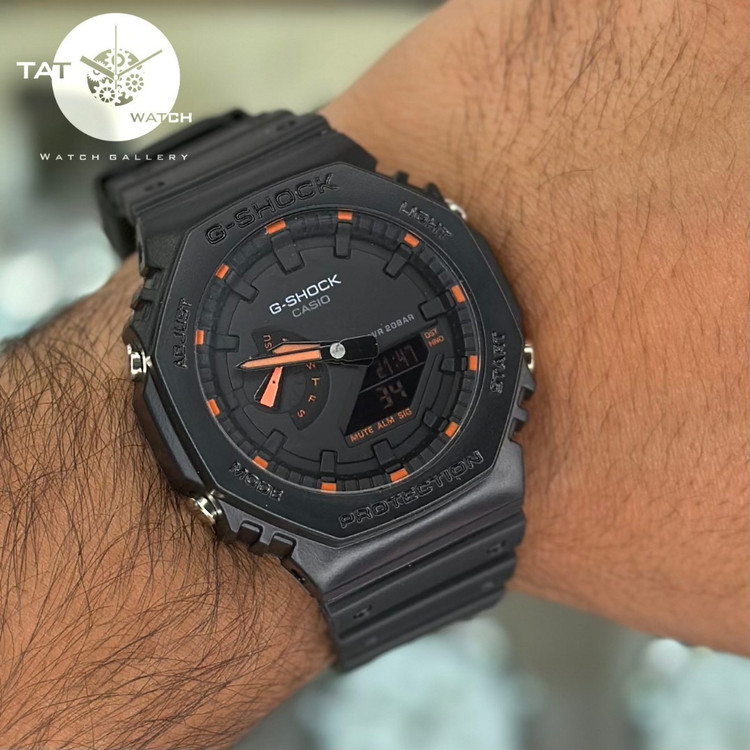 ساعت مردانه زنانه جی شاک Ga2100 موتور ژاپن یکسال گارانتی جعبه کاسیو G-Shock ساعت مچی