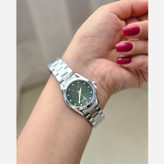 ساعت کاسیو casio بند استیل نقره ای صفحه نمایش سفید رنگ بندی کامل