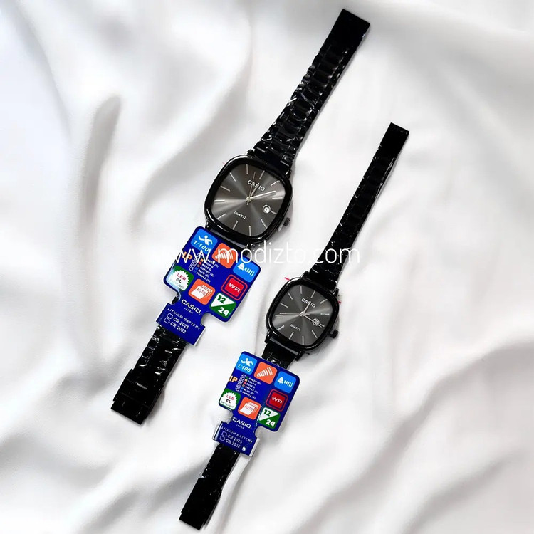 ساعت مچی ست تمام مشگی کاسیو ضدآب واقعی سه سال ضمانت کالا کد8923