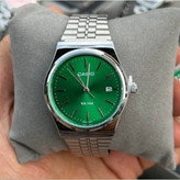 ساعت مچی مردانه کاسیوCASIO وینتیج صفحه رنگ بندی بند استیل رنگ ثابت کد2463