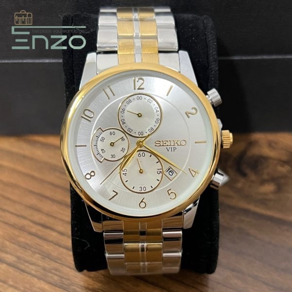 ساعت مردانه SEIKO VIP کرنوگراف موتور شرکتی