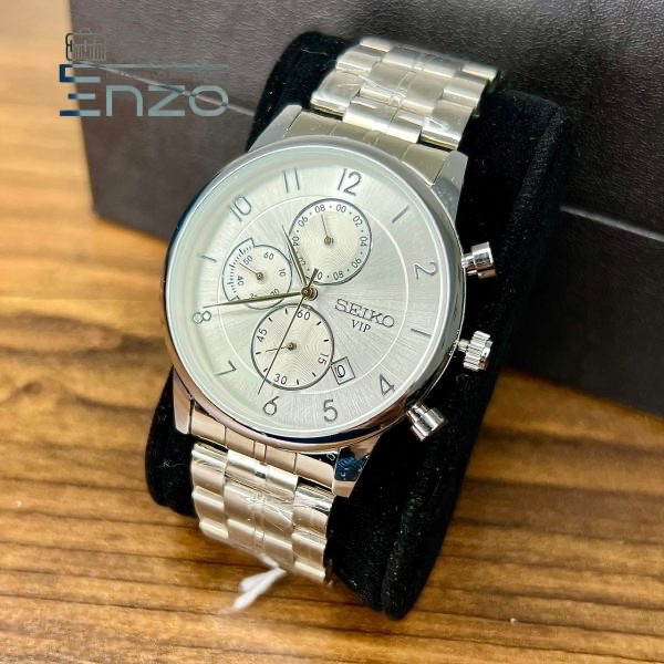 ساعت مردانه SEIKO VIP کرنوگراف موتور شرکتی