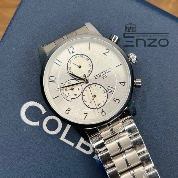 ساعت مردانه SEIKO VIP کرنوگراف موتور شرکتی