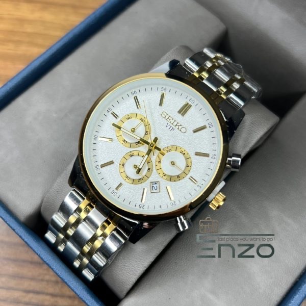 ساعت مردانه SEIKO VIP سه موتور فعال کرنوگراف