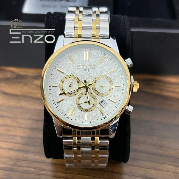 ساعت مردانه SEIKO VIP سه موتور فعال کرنوگراف